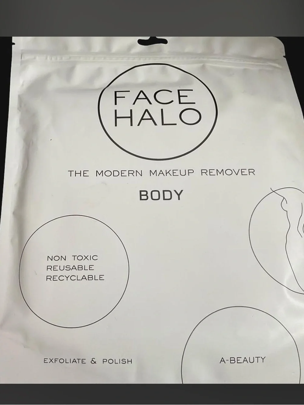 Face Halo Body Exfoliator - Just Add Water